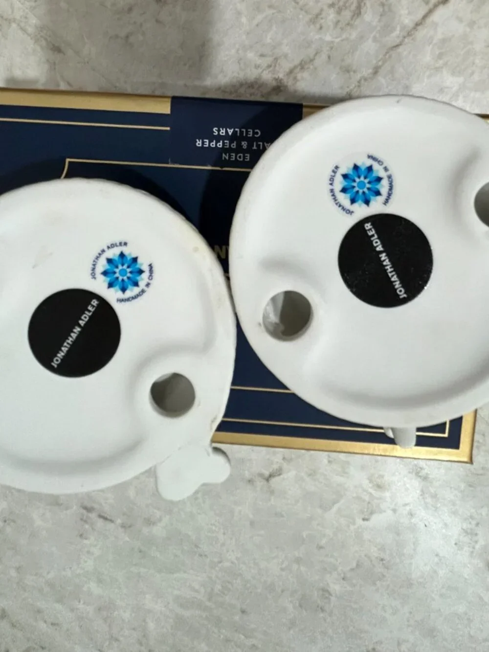 Jonathan Adler Eden salt and pepper cellars